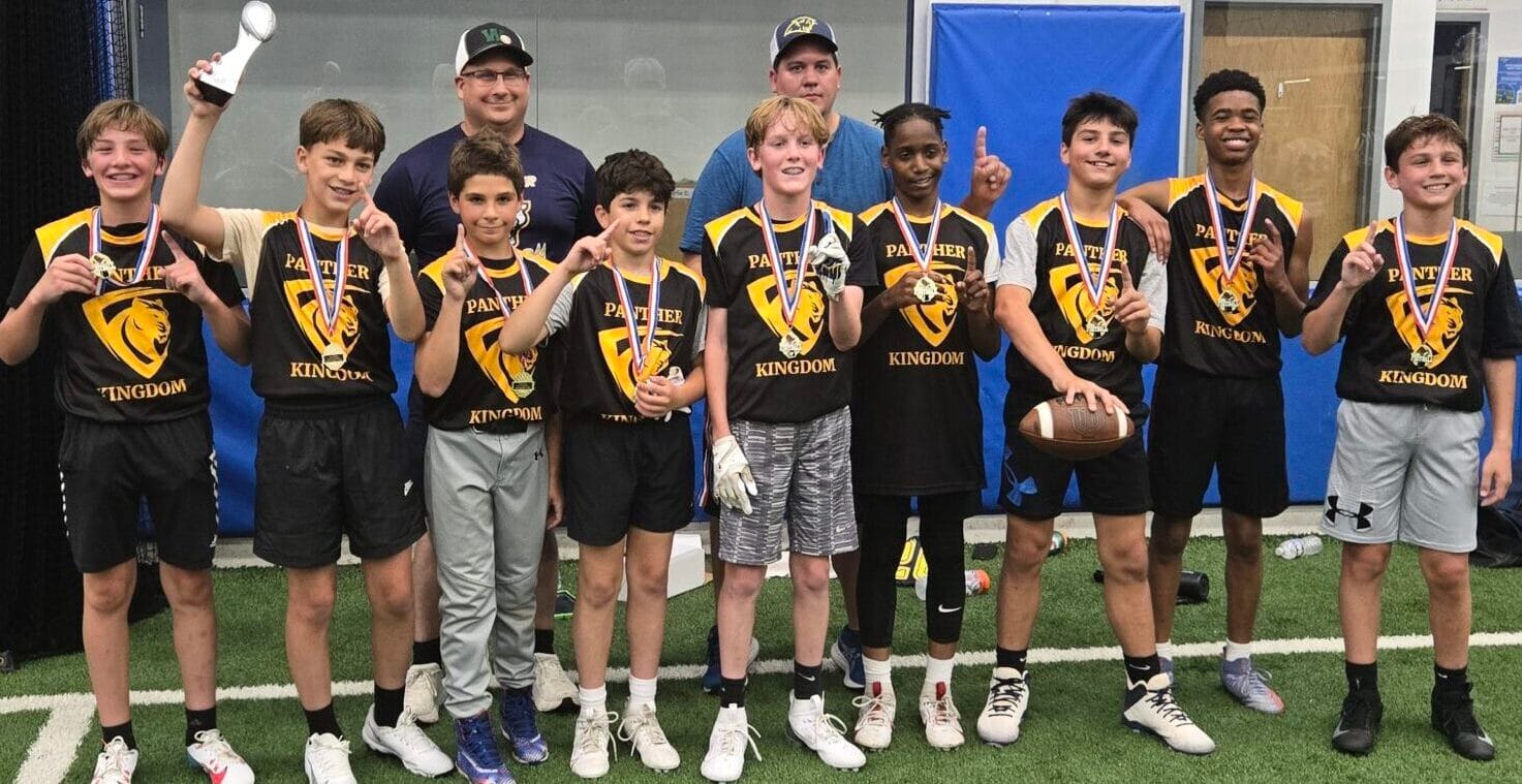Football: Indoor 7v7 football leagues for 10u through Varsity