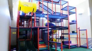 5 level indoor play structure for daycare children at Westmont Yard in Oak Creek WI