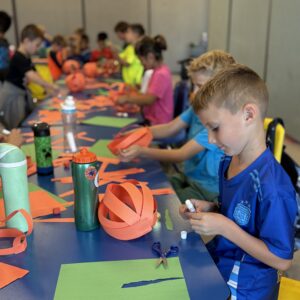 Summer camp arts and crafts and STEM activities for grades K through 8 at Westmont Yard in Westmont IL